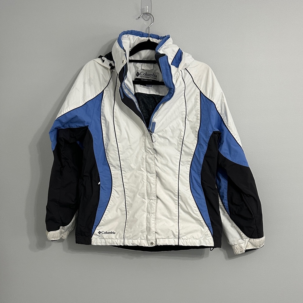 Columbia Black, White, and Blue Jacket